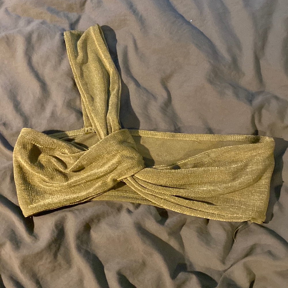 Green 2 piece skirt set